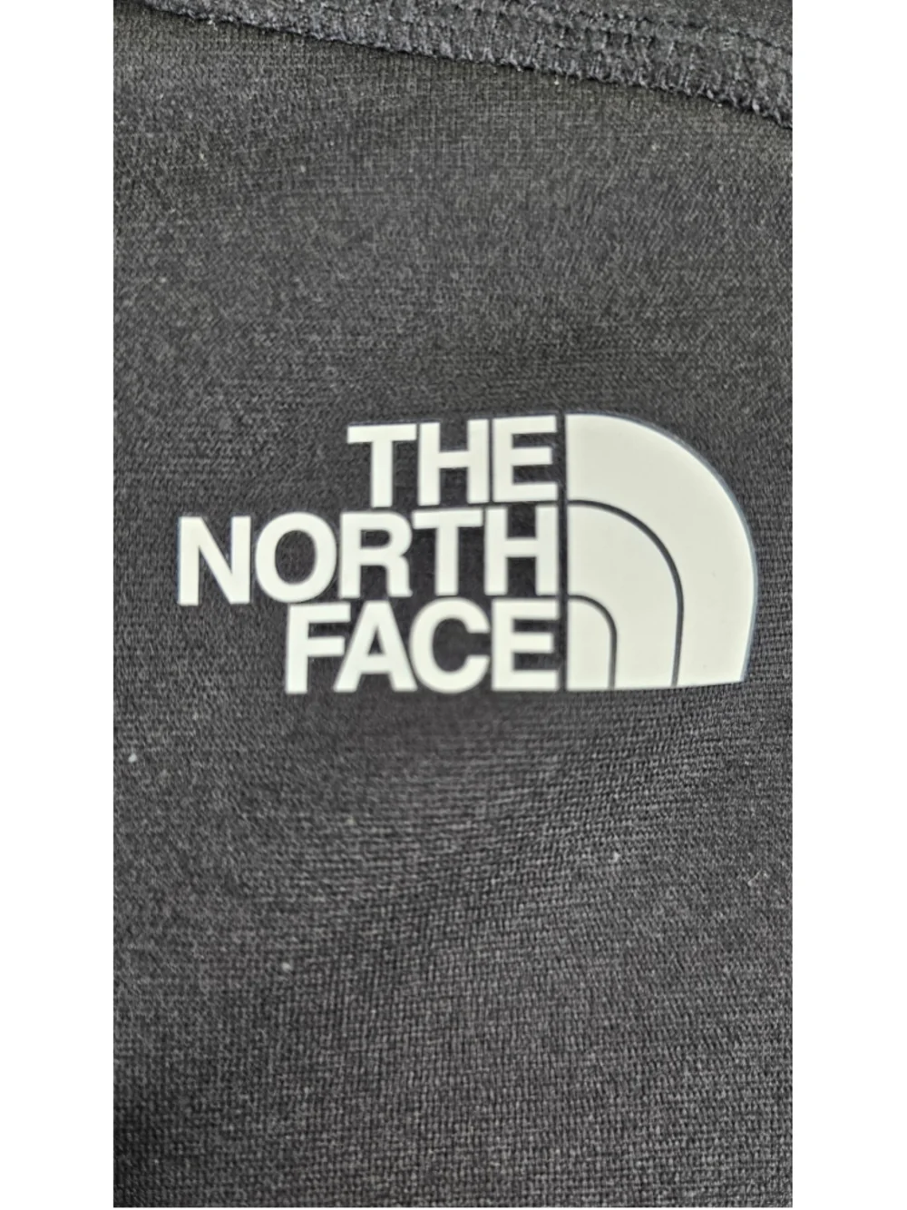 The North Face Jacket Mens Large Black Gray Full Zip Hooded Performance Fleece